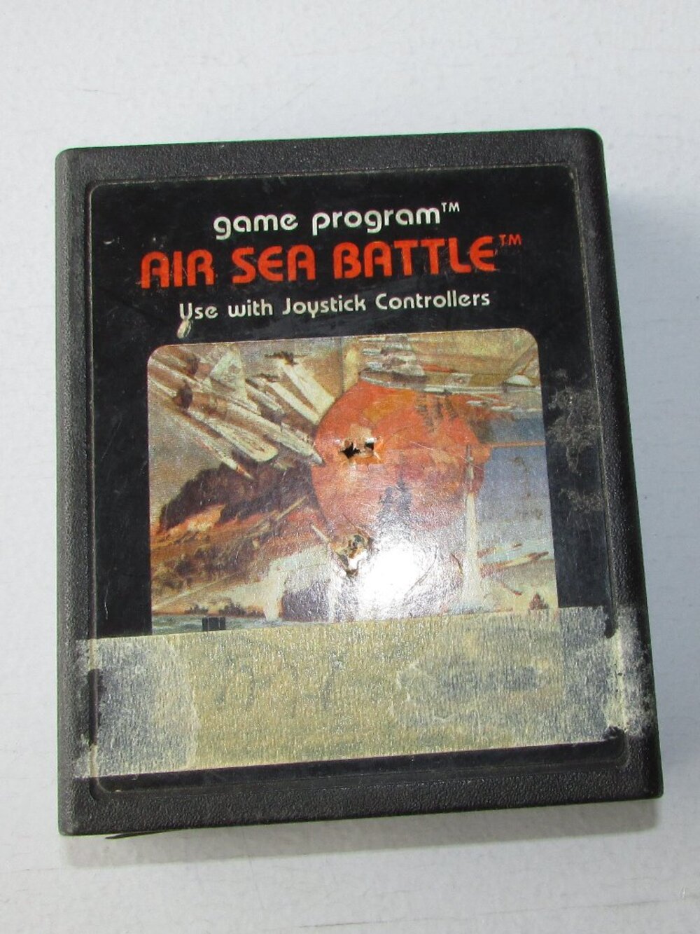 Vintage Atari Air Sea Battle Video Game Cartridge